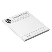 Doctor Prescription Notepad – Editable Doctor RX Notitieblok (Schuin)