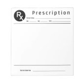 Doctor Prescription Notepad – Editable Doctor RX Notitieblok (Voorkant)
