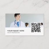 Doctor QR-code Visitekaartje (Voorkant)