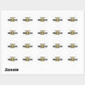 Doctor Rock Star Night Ronde Sticker (Vel)