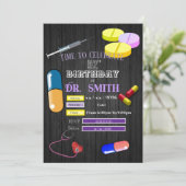 doctor’s birthday kaart (Staand voorkant)