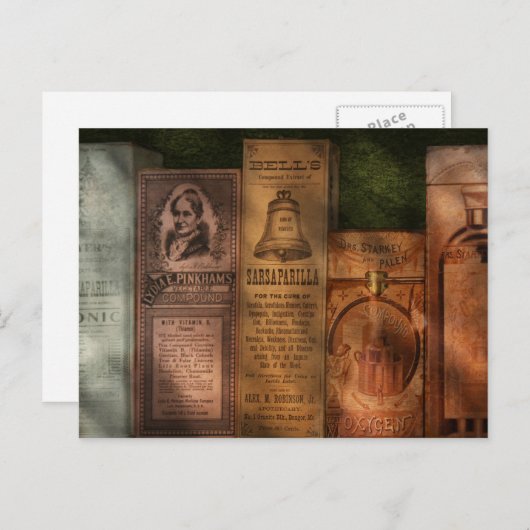 Doctor - Samengestelde extracten & Sarsaparilla Briefkaart (Voorkant / Achterkant)