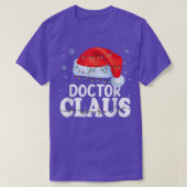 Doctor Santa Claus Kerstmis Funny Matching Costum T-shirt (Design voorkant)