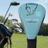 Doctor Scrubs Stethoscoop Blauw Shirt Golfheadcover