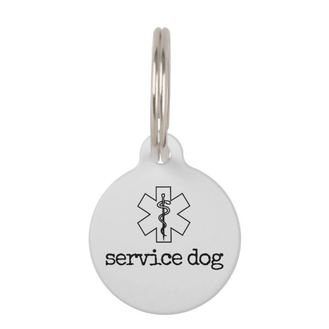Doctor Service Dog Huisdierpenning (Voorkant)