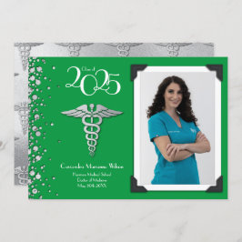 Doctor Silver Afstuderen Aankondiging groen