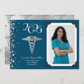 Doctor Silver Afstuderen koninklijke marineblauw Kaart (Voorkant / Achterkant)