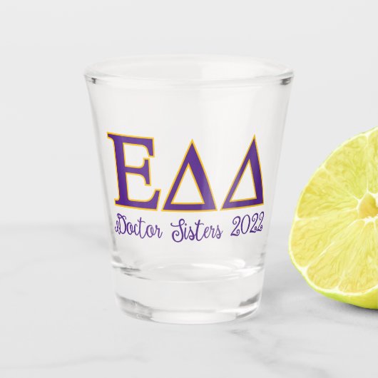 Doctor Sisters EDD 2022 Shot Glas (Voorkant)