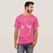 Doctor Stethoscoop Medische School Studenten Artse T-shirt (Voorkant volledig)