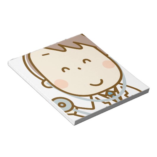 Doctor Stethoscoop Notitieblok (Schuin)