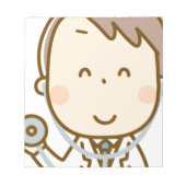 Doctor Stethoscoop Notitieblok (Voorkant)