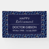 Doctor Stethoscoop Pensioen Partij Spandoek (Horizontaal)