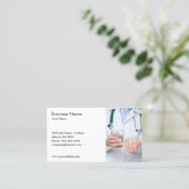 Doctor Stethoscope Pills Foto Visitekaartje (Staand voorkant)