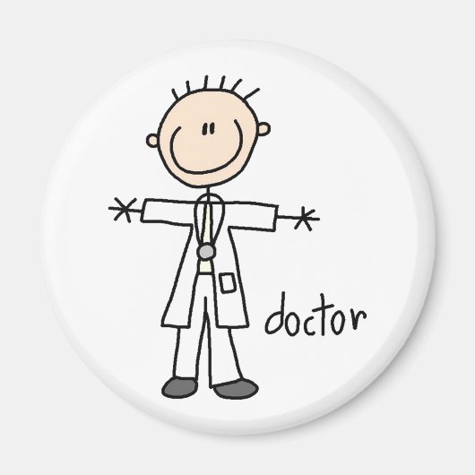Doctor Stick figuur magneet (Voorkant)