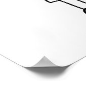 Doctor Stick Figuur Poster (Hoek)