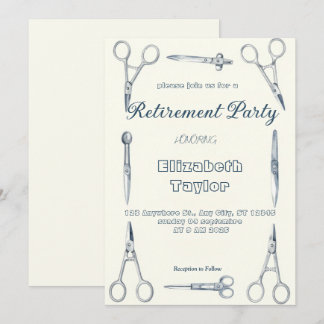 Doctor  Surgeon nurse retirement invitation Kaart