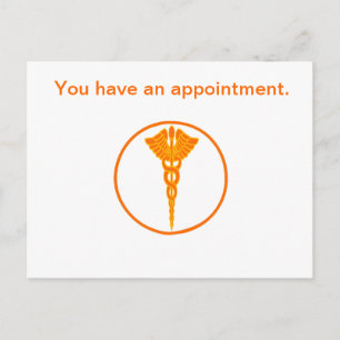 Doctor Symbol Klantbenoeming Briefkaart