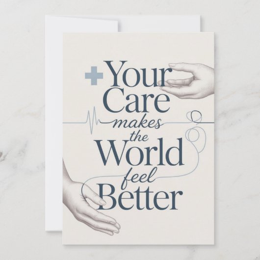 Doctor Thank You Card Bedankkaart (Voorkant)