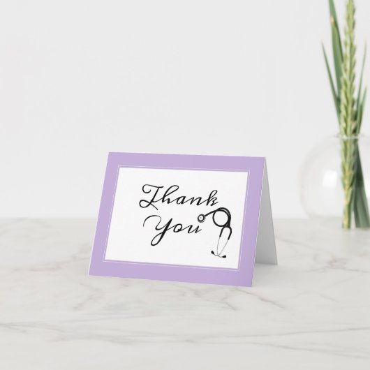 Doctor Thank You Cards Bedankkaart (Voorkant)