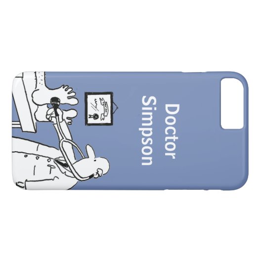 Doctor Theme Cartoon Case-Mate iPhone Case (Achterkant (Horizontaal))