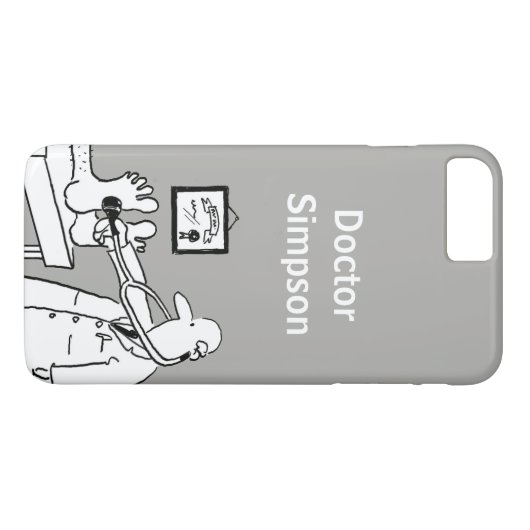 Doctor Theme Cartoon Case-Mate iPhone Case (Achterkant (Horizontaal))