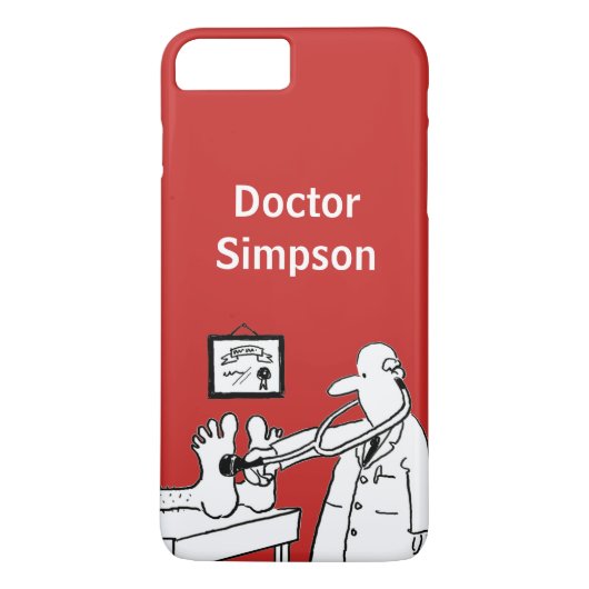 Doctor Theme Cartoon Case-Mate iPhone Case (Achterkant)