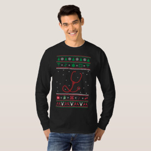 Doctor Ugly Sweater Kerstmis T-shirt