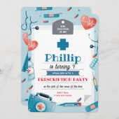 Doctor uitnodiging voor kinderen (Voorkant / Achterkant)