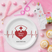 Doctor, verpleegkundige, arts papieren bordje (Feest)