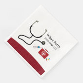 Doctor, verpleegkundige, arts servet (Hoek)