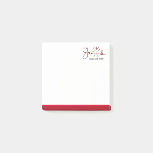 Doctor, verpleegkundige, arts, ziekenhuis post-it® notes (Voorkant)