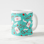 Doctor/verpleegster/arts Grote Koffiekop (Voorkant rechts)