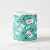 Doctor/verpleegster/arts Grote Koffiekop (Voorkant)