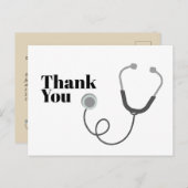 Doctor, verpleegster, medisch bedankt kaart (Voorkant / Achterkant)