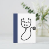 Doctor, verpleegster, medisch bedankt kaart (Staand voorkant)