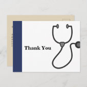 Doctor, verpleegster, medisch bedankt kaart (Voorkant / Achterkant)