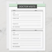 Doctor visit planner template (Voorkant)