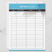 Doctor Visit Planner Template (Voorkant)