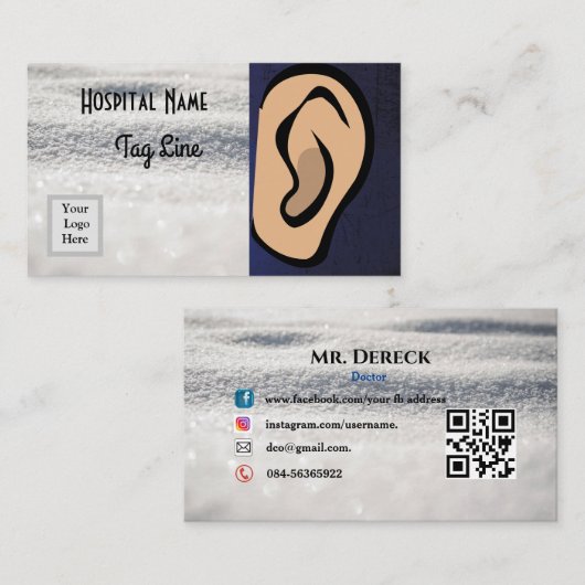 Doctor Visitekaartje (Voorkant / Achterkant)