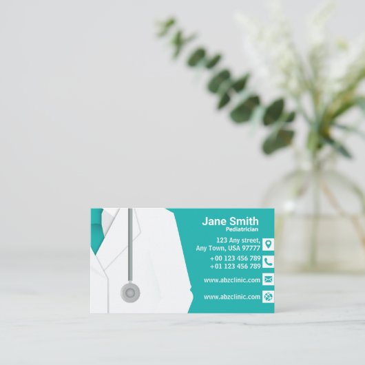 Doctor Visitekaartje (Staand voorkant)