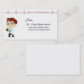 Doctor-Visitekaartje-Male Visitekaartje (Voorkant / Achterkant)