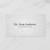 Doctor - Visitekaartjes (Achterkant)