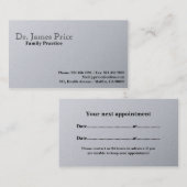 Doctor - Visitekaartjes Afsprakenkaartje (Voorkant / Achterkant)