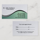 Doctor - Visitekaartjes Afsprakenkaartje (Voorkant / Achterkant)