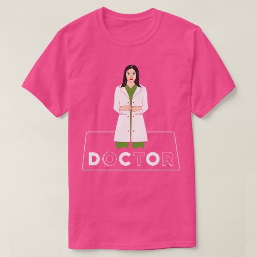 Doctor voor huisarts t-shirt (Design voorkant)
