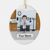 Doctor - Vrouw Keramisch Ornament (Rechts)
