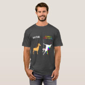 Doctor Vs Occupational Therapy Assistant Unicorn T-shirt (Voorkant volledig)