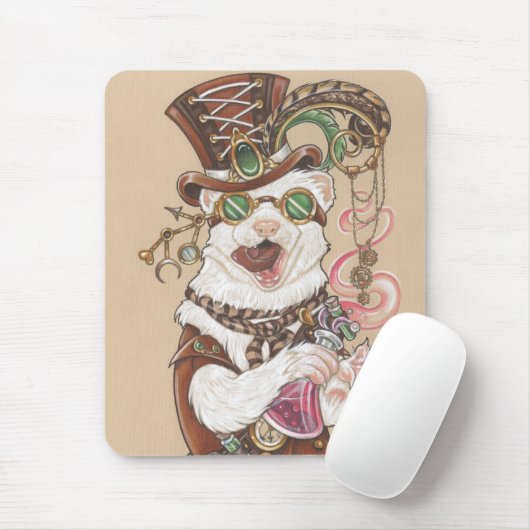 Doctor Weaselhoffer Ferret Mousepad Design Muismat (Met muis)