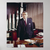 Doctor Wernher von Braun Vader van Rocket Science Poster (Voorkant)