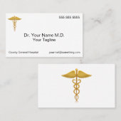 Doctor white visitekaartje (Voorkant / Achterkant)